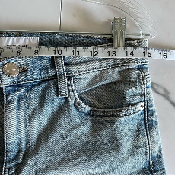 CURRENT/ELLIOTT • The Cut Off Knee Short Size 27 - Picture 7 of 12